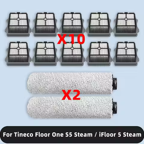 Compatible For ( Tineco Floor One S5 Steam / Tineco iFloor 5 Steam ) Spare Parts Accessories Roller 