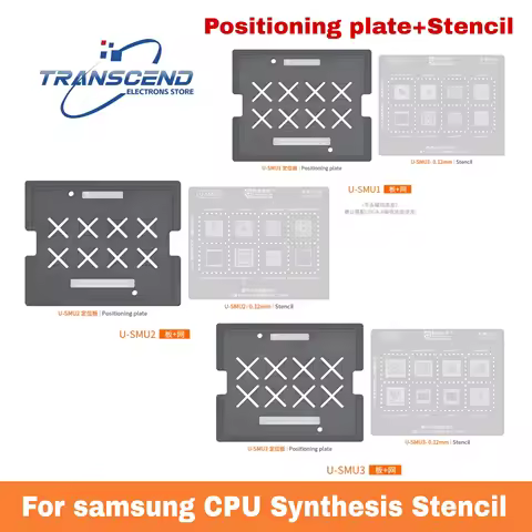 FOR Samsung Exynos Galaxy CPU processor BGA Reballing Stencil set Exynos 2100 9820 2200 E9925 9180 9