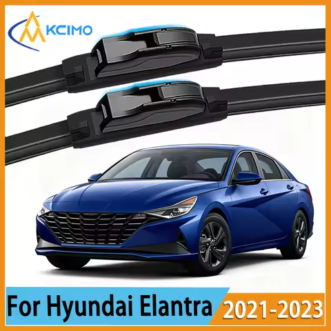 Durable Front Windshield Wipers for Hyundai Elantra 2021- 2023 Limited Avante i30 Sedan N-Line CN7 A