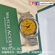 <齊牌><2年產期><2021年保用證> 124300 黃面 Rolex OP 41 ( 114300 116000 124300 114200 126234 116334 15200) 勞力士