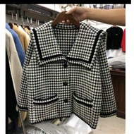 Women's 2-Layer blazer Jacket With 2 Layers Of Short Shape