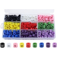 Yours MO-290 Pcs Snap Retail Clothes Hanger Size Markers Garment Tags Xxs To 4Xl Size Coding Colored