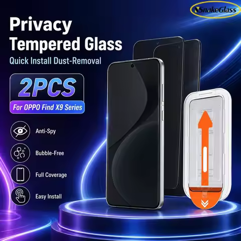 One-click Tempered Glass Screen Protector Suitable for OPPO Find X9 Pro X9 Ultra X9S Pro Anti-spy Gl