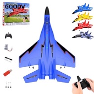 GOODV Remote Control Fighter Jet, Foam USB Charging 2.4ghz Rc Remote Control Fighter Plane, Electric