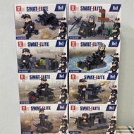 ตัวต่อ SWAT-ELITE Police ตัวต่อตำรวจ  minifigure ของเล่น ของเล่นเด็ก