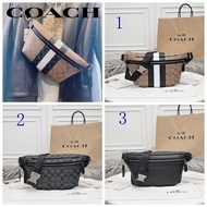 Coach new waist bag men fashion one-shoulder crossbody zipper chest bag dual-use bag in stock 3228
