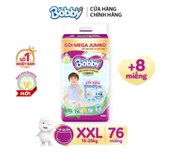 Tã/bỉm quần Bobby Mega Jumbo size XXL76+8