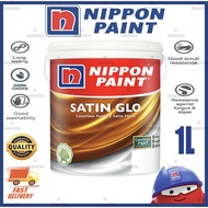 [100%original] CAT 1L NIPPON PAINT CAT NIPPON SATIN GLO NICE MINT