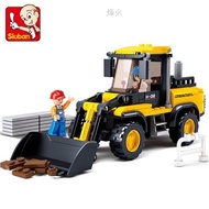 SLUBAN TOWN-CONSTRUCTION FORKLIFT TRUCK LEGO BRICK toy