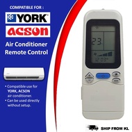 [ ❄️YORK❄️ACSON ] Replacement for York/Acson Aircond Remote Control (YK-03)