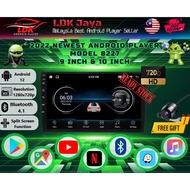 Car Android Player 9"/10" Model 8227 Quad Core Car Multimedia MP5 Player Free Reverse Camera