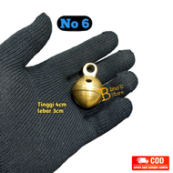 Krincing Jaranan Kuningan 1 pcs Krincing Gedruk Klinting Kuningan Lonceng Kucing