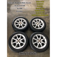 USED RIM ORIGINAL ALZA 15 inch FOR MYVI ALZA WIRA VIOS YARIS  HATCHBACK  JAZZ CITY