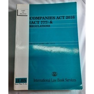 [Preloved🔥] Companies Act 2016 (ACT777) & Regulations | LAW | ILBS