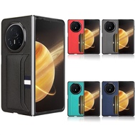 For Honor Magic V3 Protective Case Deluxe Insert Card Litchi Pattern Leather for Honor Magic V3 Hard