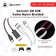 GameSir 3M USB Cable Nylon Braided Repacelemt Cable for Controller Gamepad G7 G7 SE  T4 Kaleid