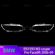 Head Lights Cover For BMW M3 E92 E93 coupe pre-facelift 2006-09 Transparent Housing Front Headlights
