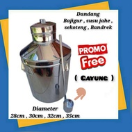 Dandang Bajigur / Susu Jahe /  Sekoteng / Bandrek Premium Varian