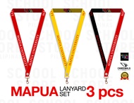 MAPUA 3 pcs LANYARD SET - Mapua University 3pcs Lanyard Set ID Lace - Cardinals Clothing