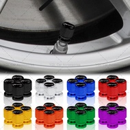 4pcs Aluminum Car Tire Anti-dust Cap Threaded Car Valve Cover for BYD Atto 3 Yuan Plus F3 E6 F0 G3 I