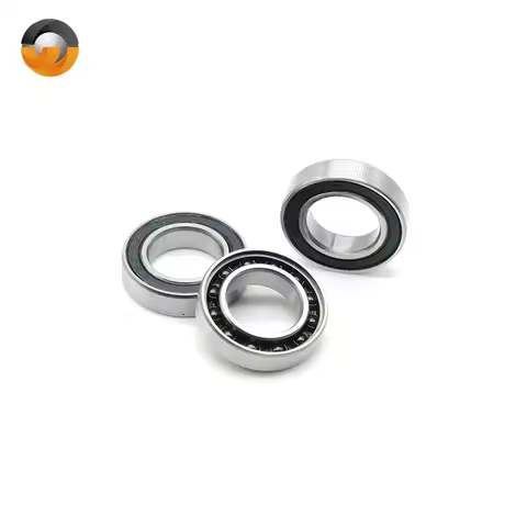 1Pcs 6801 2RS Hybrid Ceramic Bearing 12x21x5 mm ABEC-9 Bicycle Bottom Bracket Spares 6801RS Si3N4 Ce