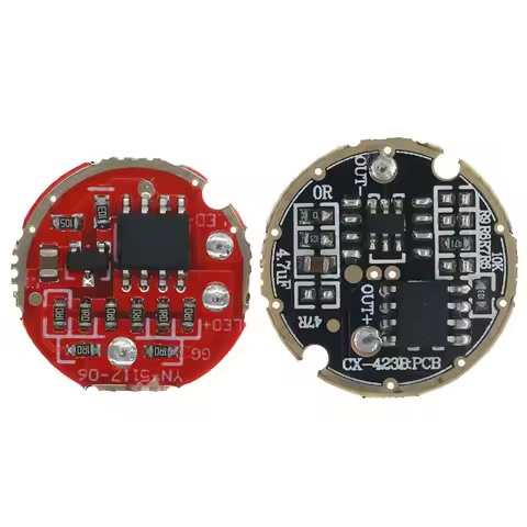 Imported T6 L2 U2 10W lamp beads flashlight gear control board accessories driver board circuit boar