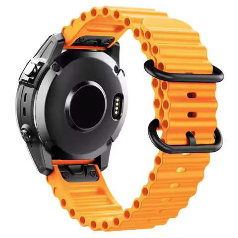 22 26mm Silicone Soft Quick Fit Wristband Strap For Garmin Fenix5 5XPlus 6 6XPro 7 7X Watch Band Tac