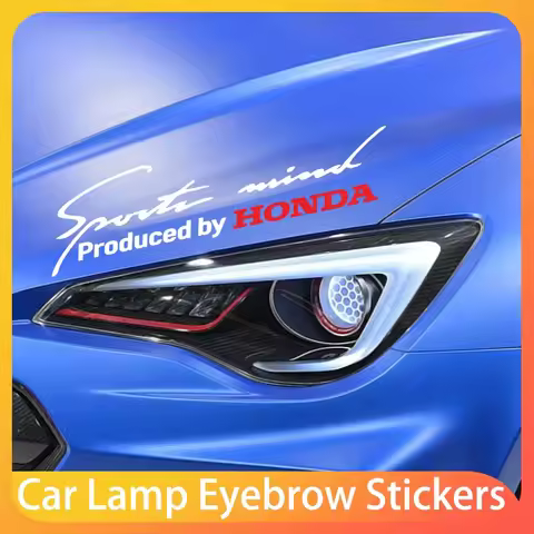Car Lamp Eyebrow Stickers Personalized Stickers For Honda Civic Fit Jazz Accord Pilot Passport Stepw
