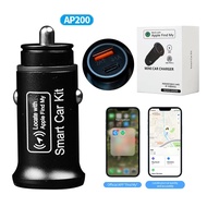 2-port TYPE C locator and charger for cars