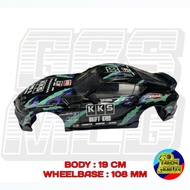 TG RACING 1/24 GR Supra A90 Plastic Car Body Shell – 108mm Wheelbase (Black)