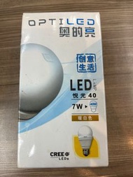 OPTILED LED 燈泡 7W 暖白色