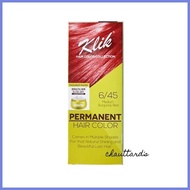 ❂ ◈ ☋ KLIK Permanent Hair Color Set (MEDIUM BURGUNDY RED)