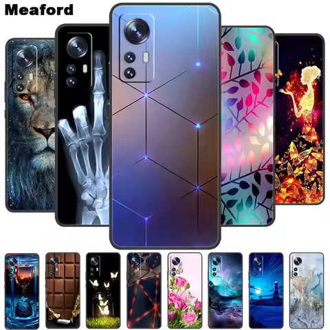 For Xiaomi 12 Lite 5G Case Shockproof Soft silicone TPU Back Cover For Xiaomi Mi 12 Lite 5G Phone Ca