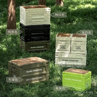 Camping Storage Box Outdoor Storage Folding Box Wooden Storage Box Box Storage Extra Thick Box Car H