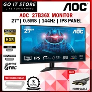 AOC 27B36X 27" 144Hz 0.5ms IPS FHD MONITOR