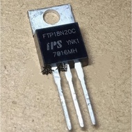 5Pcs FTP18N20C TO-220 FTP 18N20C 18N20 TO220 N-Channel 18A/200V MOSFET Transistor original