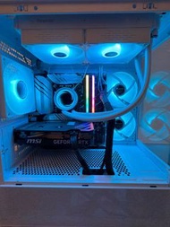 電競電腦 White Gaming PC Al-Ready Intel i5 13400f WIFi 32GB RAM DDR4 MSI RTX 4060 1TB Storage