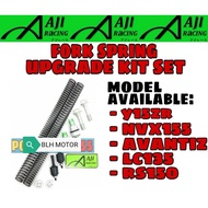 ORIGINAL}  AJI RACING FORK SPRING UPGRADED KIT SET FOR Y16 / Y15 / NVX / AVANTIZ / LC135 V1 V2 V3 V4