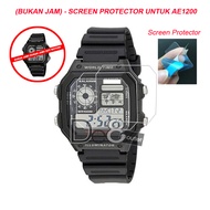 (Bukan Jam) [2pcs] Caslo AE-1200 / AE-1300WH / WS-1600H Watch Screen Protector (Not Tempered Glass)