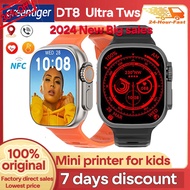 2024 New Big sales DT8 Ultra TWS MP3 Smart Watch Men Compass ECG Game 49MM NFC GPS Tracker Bluetooth
