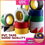 UDC 💫 PVC Tape Hazard warning social distancing Good Quality Floor Marking Tape/ Tape Berwarna/ Outd
