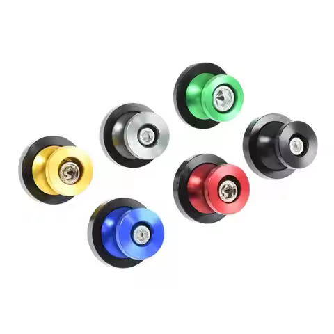 M8/M10 Swingarm Spools Rear Stand Screws Sliders CNC Motorcycle For Kawasaki Ninja ZX6R ZX636 250SL 