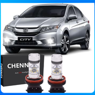 2PC H11 H8 หลอดไฟหมอกสำหรับ Honda City 2014-2016 Bright 6000K ชุดปลั๊กและเล่น