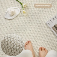 YEYA พรมห้องนั่งเล่นพรมปูพื้นสัมผัสนุ่มสำหรับการศึกษาในห้องนอน