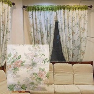 EVA MARIE OLIVE GREEN WINDOW CURTAIN