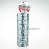 3M Value Pack 10 Rolls Electrical Tape Model 1710 Size 3/4 Inch 10 Meters Black C53-05