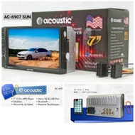 Head Unit Mobil ACOUSTIC AC 6907 SUN Bluetooth