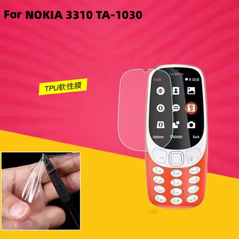 Soft Hydrogel Clear Screen Protector for Nokia 3310 TA-1030/8110/3.4/X10/X20/2720 Flip 10pcs