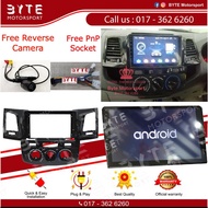 🇲🇾🔌Android Player Toyota Hilux Vigo 2005-2015 💯FOC Reverse Camera💯◾🔌