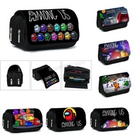 AMONG of US Pencilbag PencilCase Peripheral Pencil Case Back School Stationery Amongs Pen Bag Pouch 